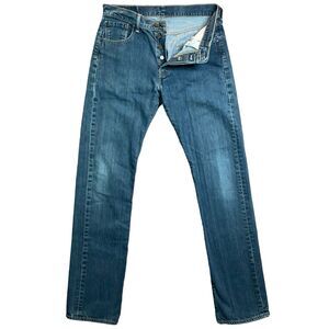 Levis 501XX Button Fly Jeans Mens 30x34 Straight Leg Y2K Grunge Streetwear